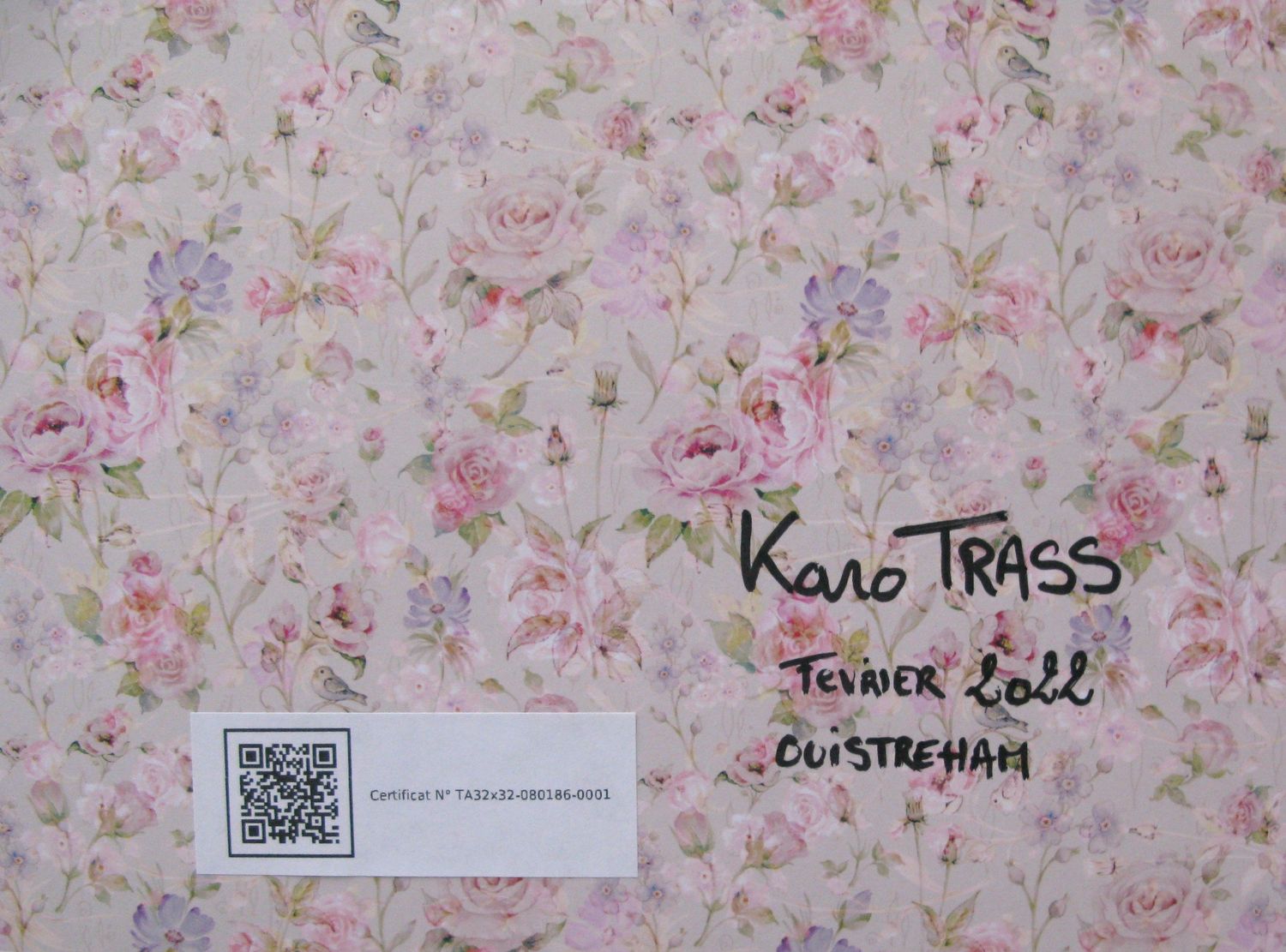 Tableau de KARO TRASS a pour titre  Chante à mon oreille style street pop art, street art dim : KARO TRASSprix:90