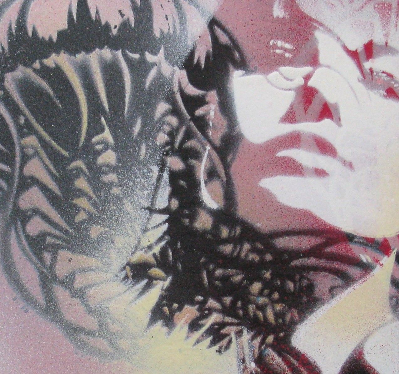 Tableau de KARO TRASS a pour titre  Méduses style street pop art, street art dim : KARO TRASSprix:90
