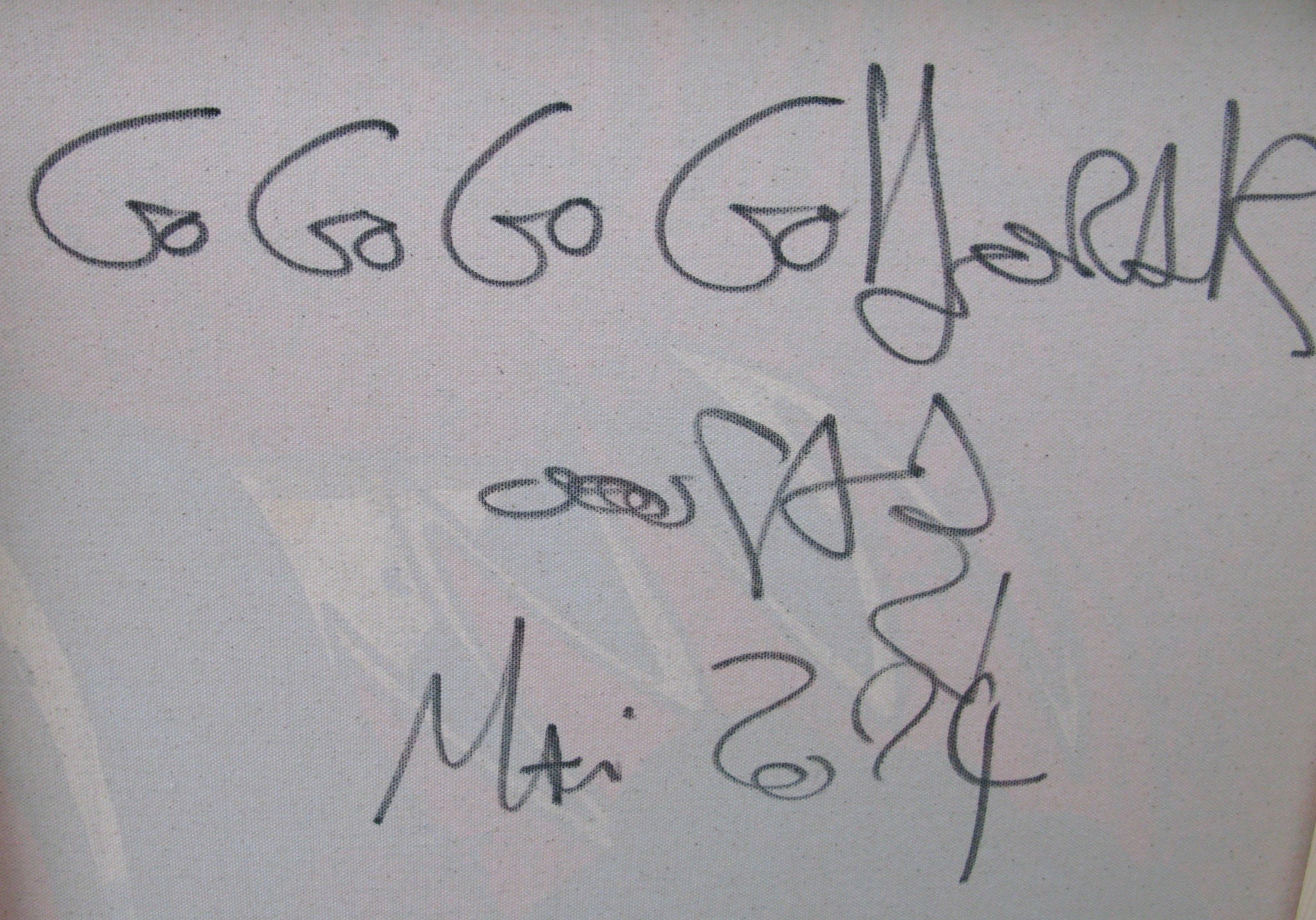 Tableau de RICO SAB a pour titre  Go go go Goldorak style street pop art, street art dim : RICO SABprix:950