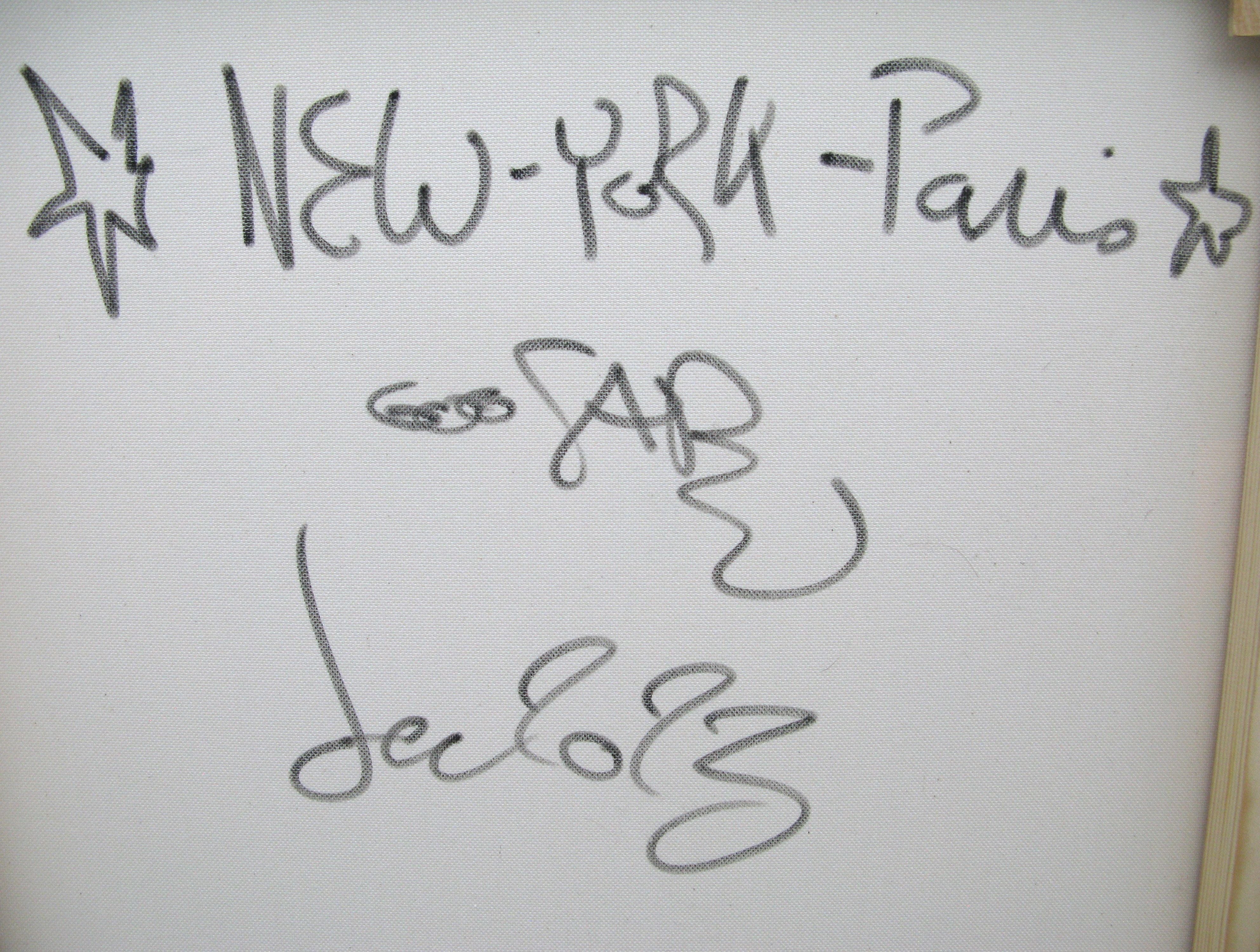 Tableau de RICO SAB a pour titre  New york Paris style street pop art, street art dim : RICO SABprix:1350