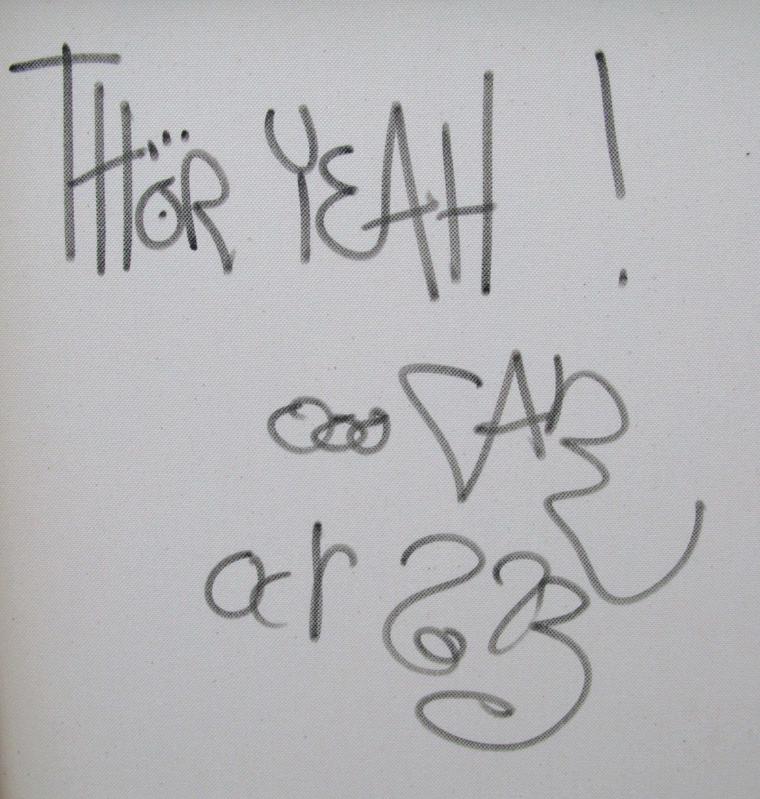 Tableau de RICO SAB a pour titre  Thor yeah style street pop art, street art dim : RICO SABprix:1350