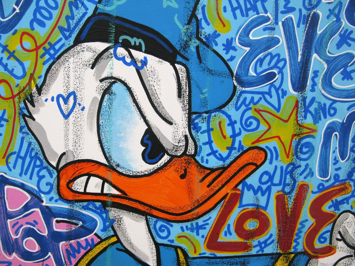 Tableau de RICO SAB a pour titre  Boxeteam style street pop art, street art dim : RICO SABprix:1350