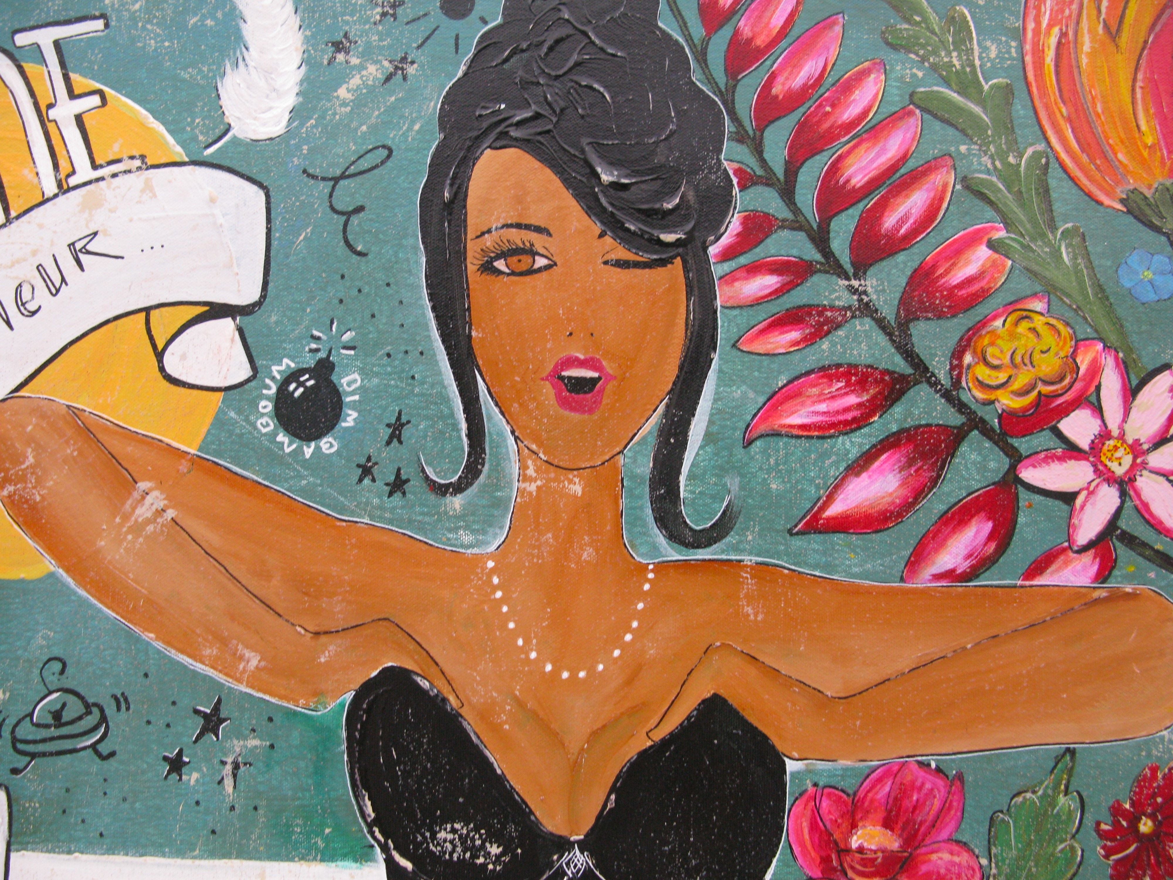 Tableau de CACOU a pour titre  FANTAISIE style graphique dim : CACOUprix:550