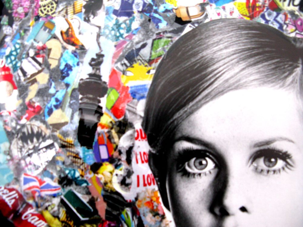 Editions d'art de FLOREPEA a pour titre  What a mess! style street art, graphique dim : FLOREPEAprix:300