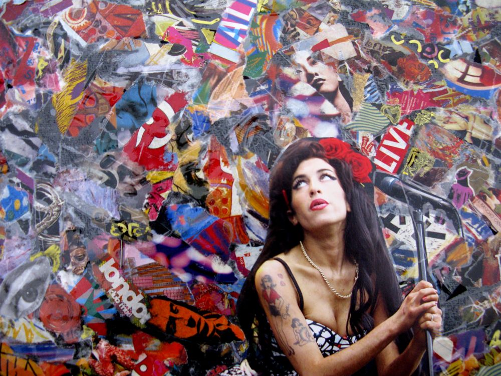 Editions d'art de FLOREPEA a pour titre  Where's me black? style street art, graphique dim : FLOREPEAprix:300