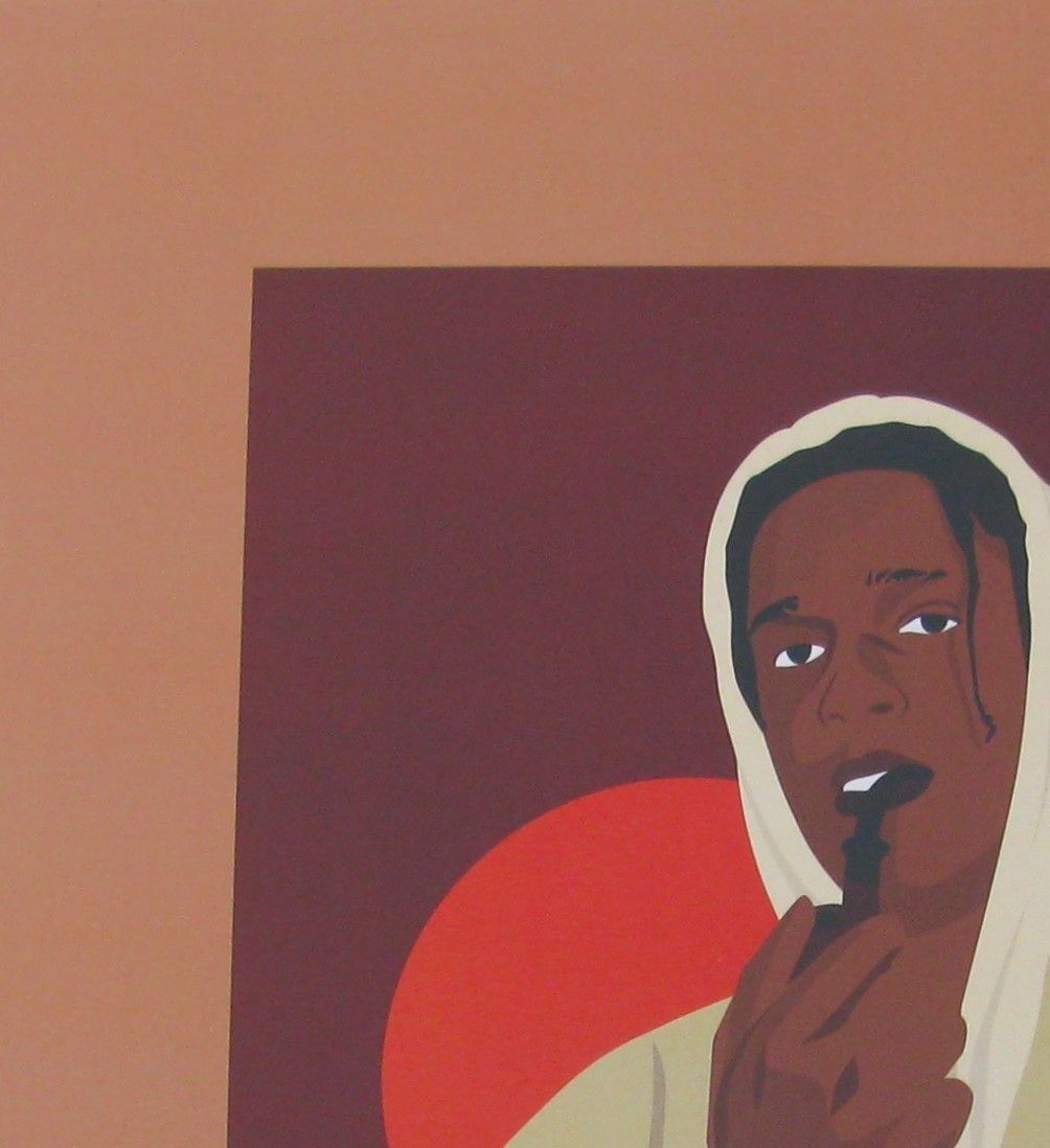 Editions d'art de Premiere Base a pour titre  ASAP Rocky 2 style figuratif dim : Premiere Baseprix:29