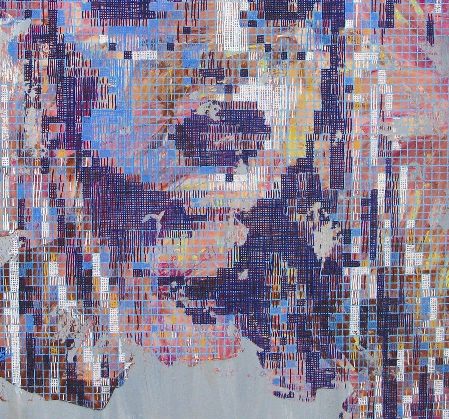 Tableau de NICOLAS JESBAC a pour titre  REAPPROPRIATION HUMAINE URBAINE style figuratif, graphique dim : NICOLAS JESBACprix:1000