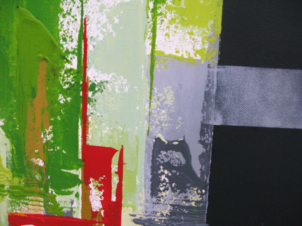 Tableau de FARID AMRAR a pour titre  Atovisme style abstrait dim : FARID AMRARprix:240