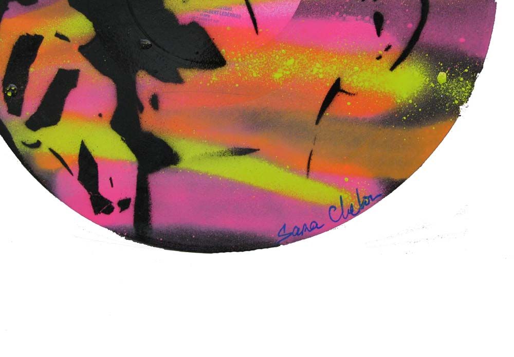 Tableau de SARA CHELOU a pour titre  Gainsbourg style street pop art dim : SARA CHELOUprix:150