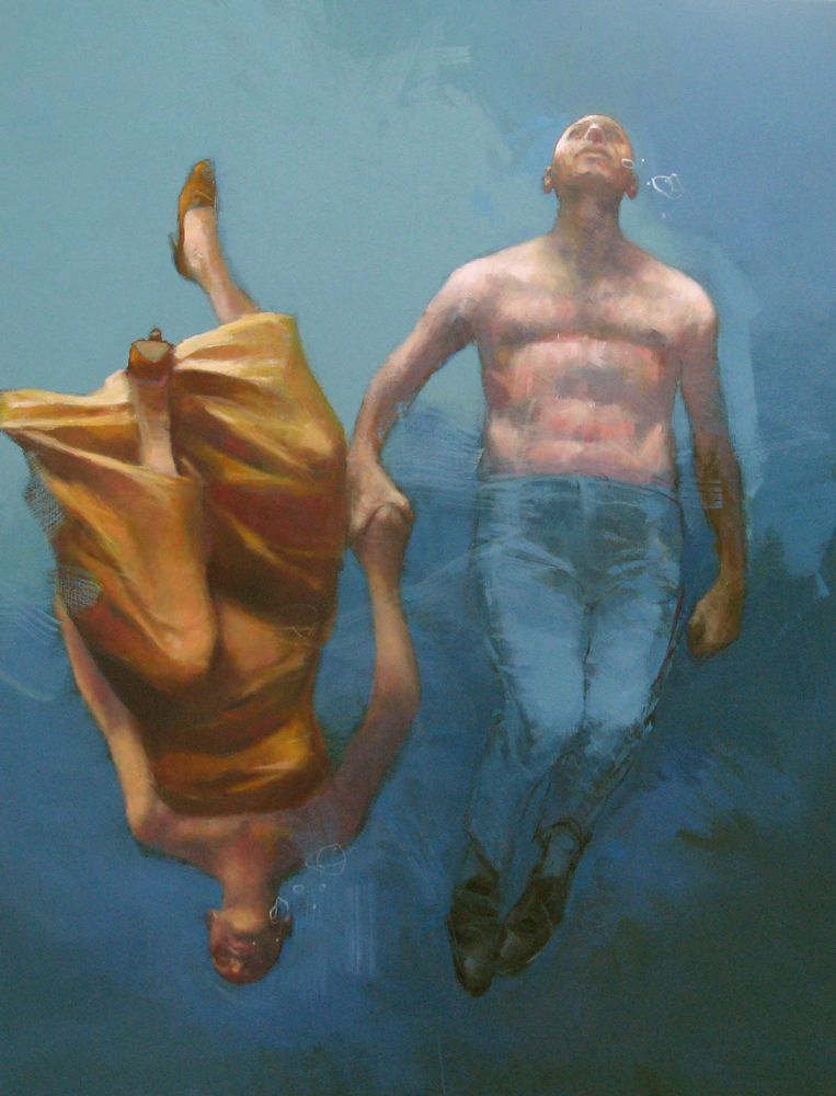 Tableau de MASSEBEUF Olivier a pour titre  DEPTHS style figuratif dim : MASSEBEUF Olivierprix:1500
