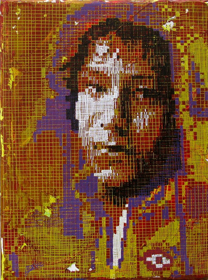 Tableau de NICOLAS JESBAC a pour titre  Perou 2 style street art dim : NICOLAS JESBACprix:120