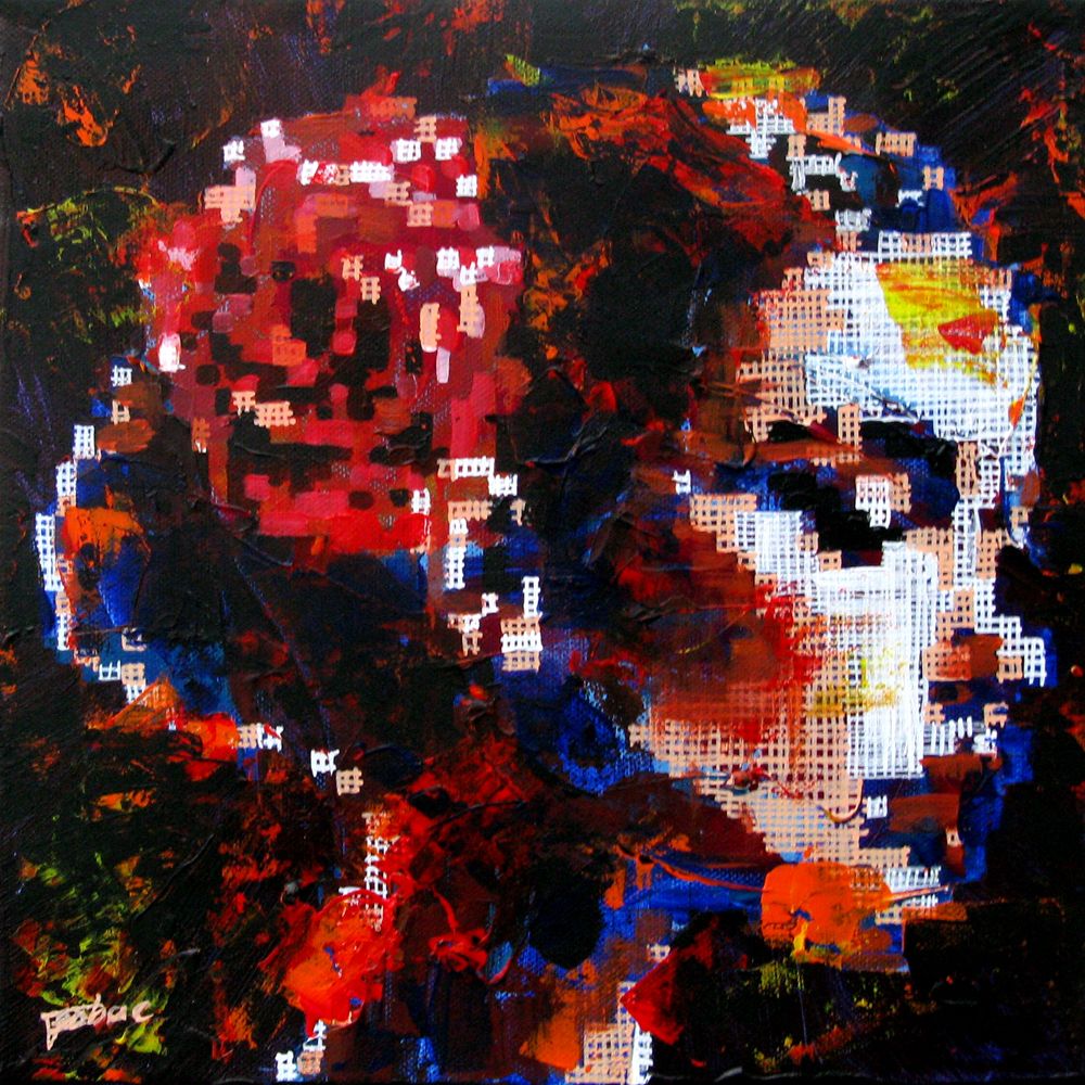 Tableau de NICOLAS JESBAC a pour titre  Réappropriation Humaine- Tango 4 style street art dim : NICOLAS JESBACprix:220