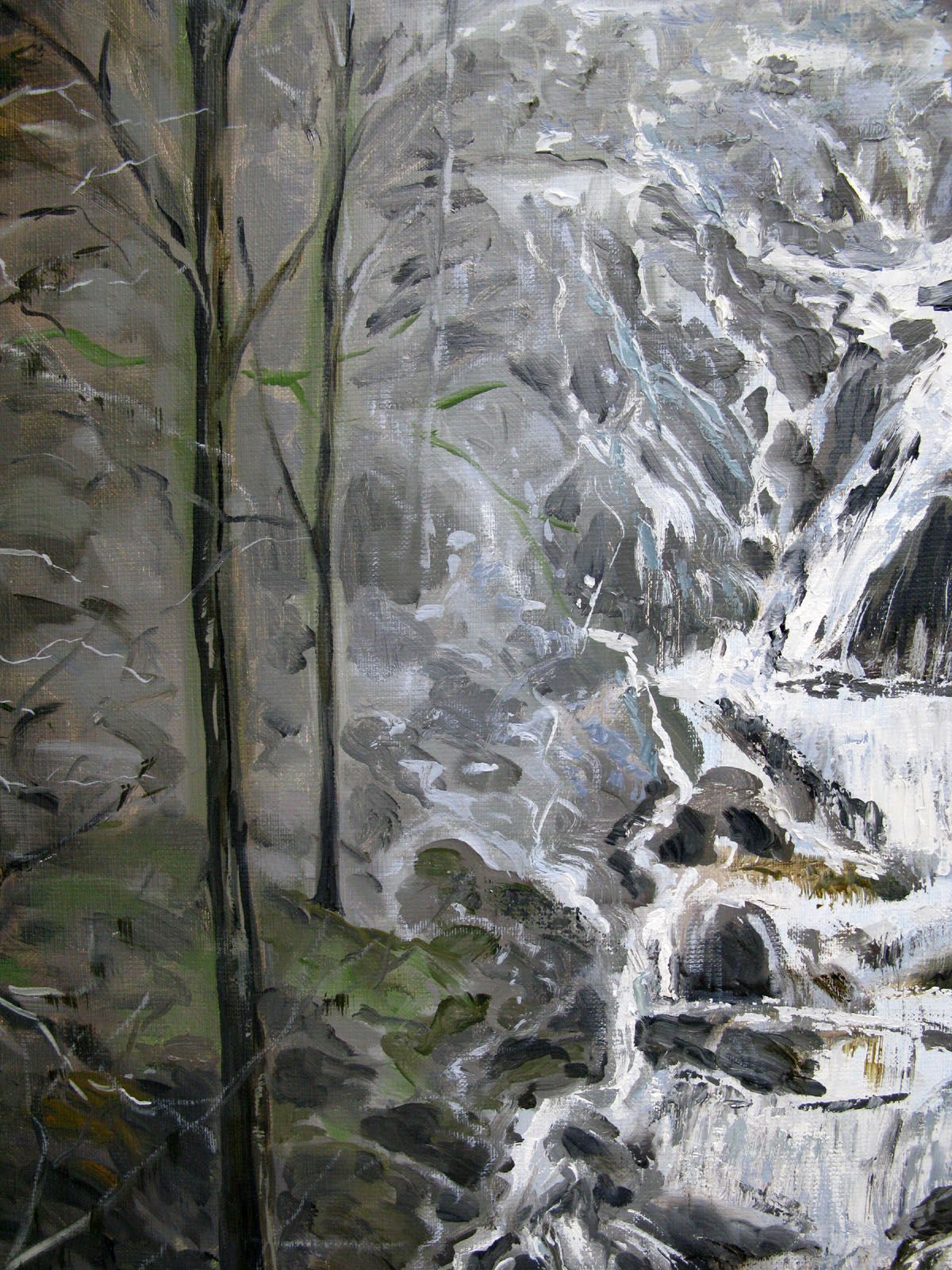 Tableau de ELISE BARAT a pour titre  Le lancot a consolation 2 style figuratif dim : ELISE BARATprix:1200