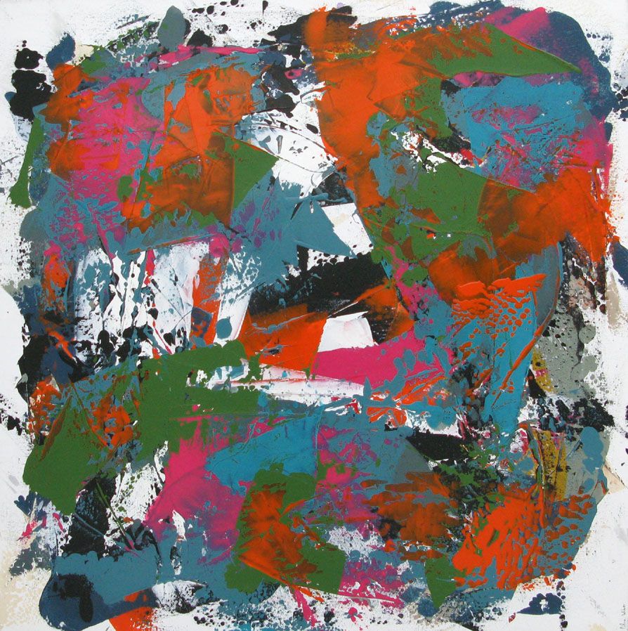 Tableau de CELINE WEBER a pour titre  IZ0A style abstrait dim : CELINE WEBERprix:1150