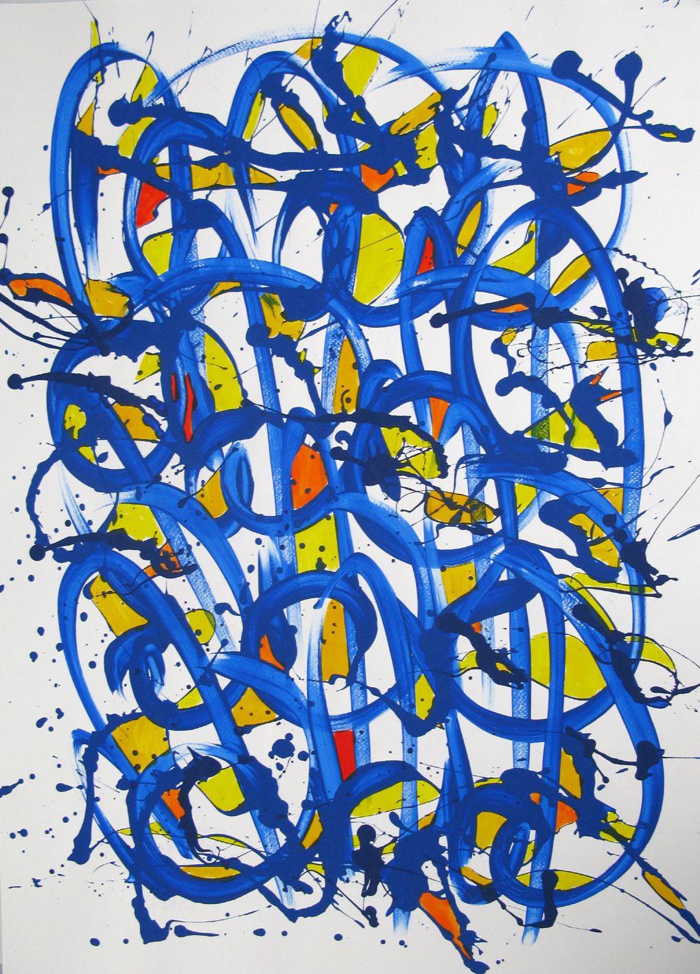 Dessin de STEPHANE RIME a pour titre  Noname D24 style abstrait dim : STEPHANE RIMEprix:150