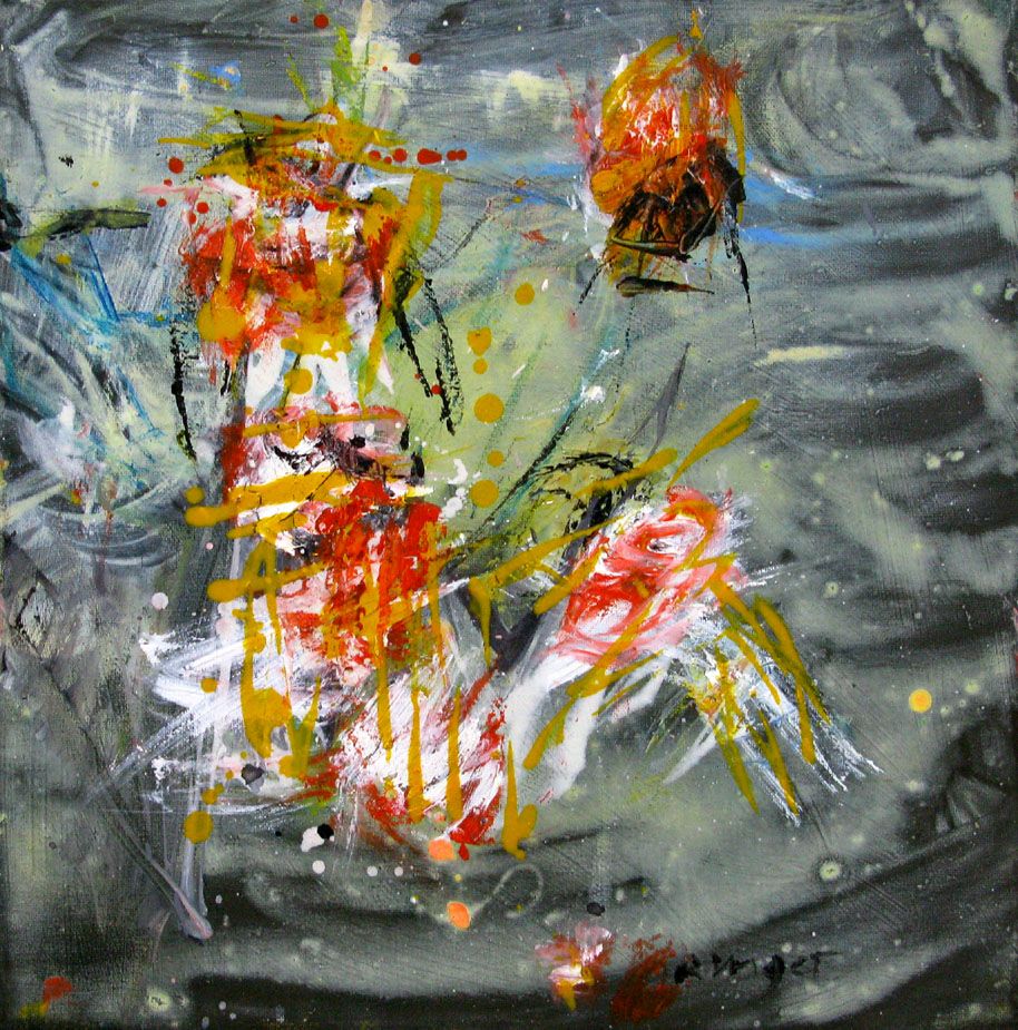 Tableau de RINGER HERVE a pour titre  SANS TITRE style abstrait dim : RINGER HERVEprix:160