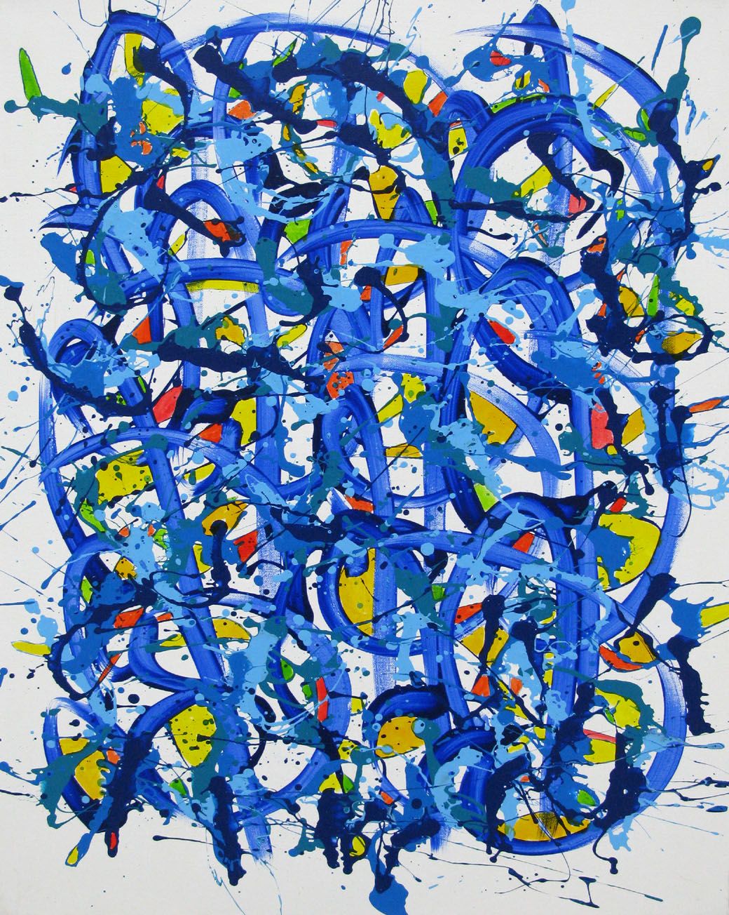 Tableau de STEPHANE RIME a pour titre  NONAME D98 style abstrait dim : STEPHANE RIMEprix:590