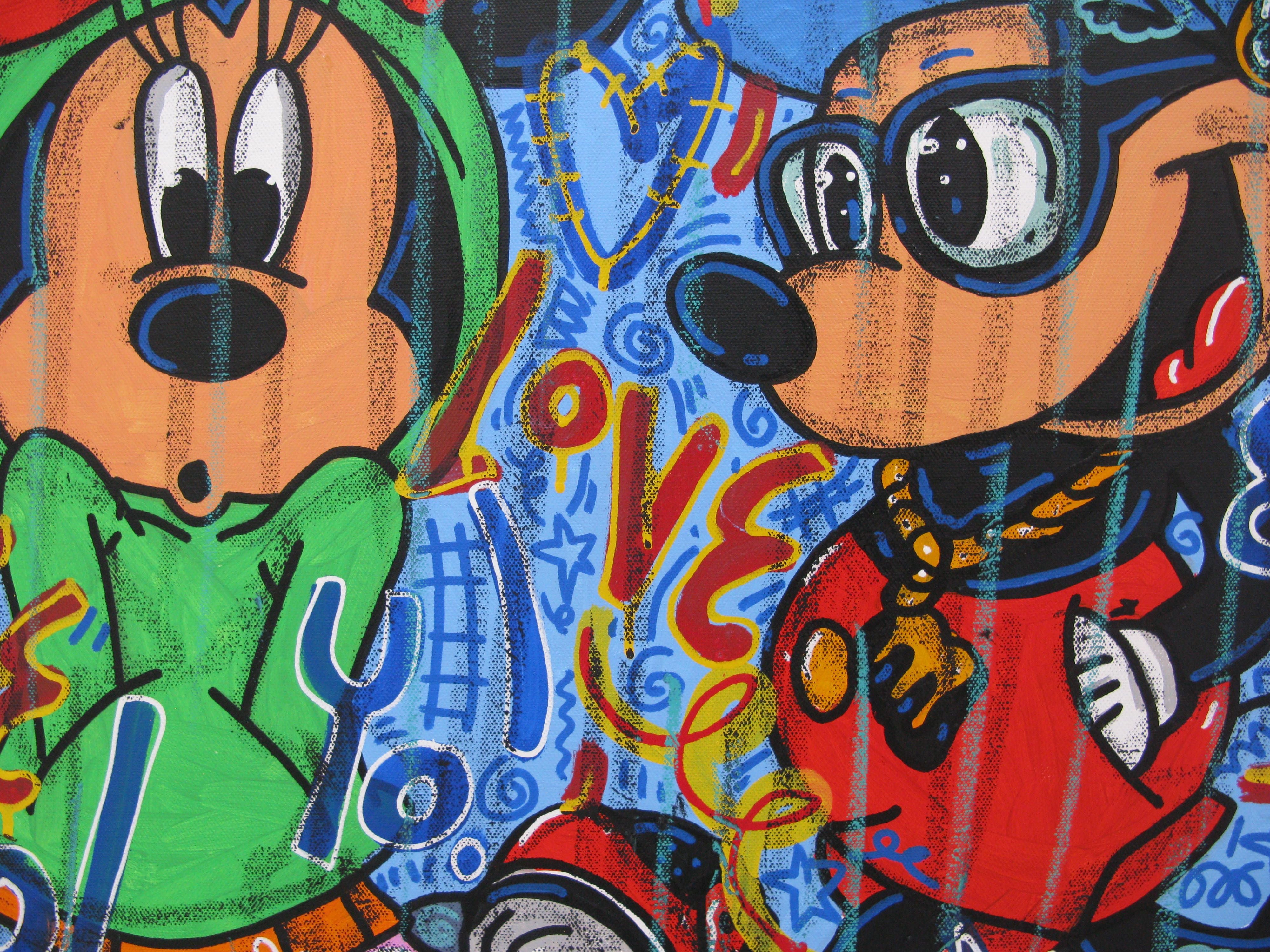 Tableau de RICO SAB a pour titre  Be street style street pop art, street art dim : RICO SABprix:320