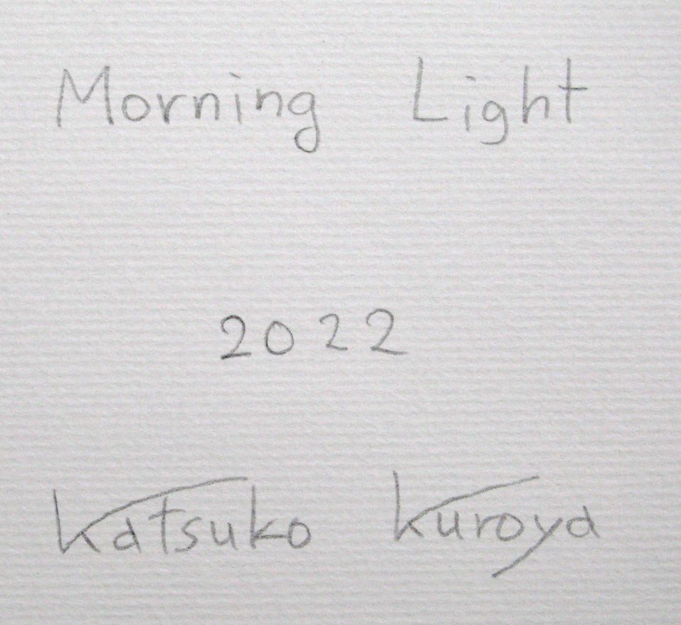 Dessin de KATSUKO KUROYA a pour titre  MORNING LIGHT style figuratif dim : KATSUKO KUROYAprix:160