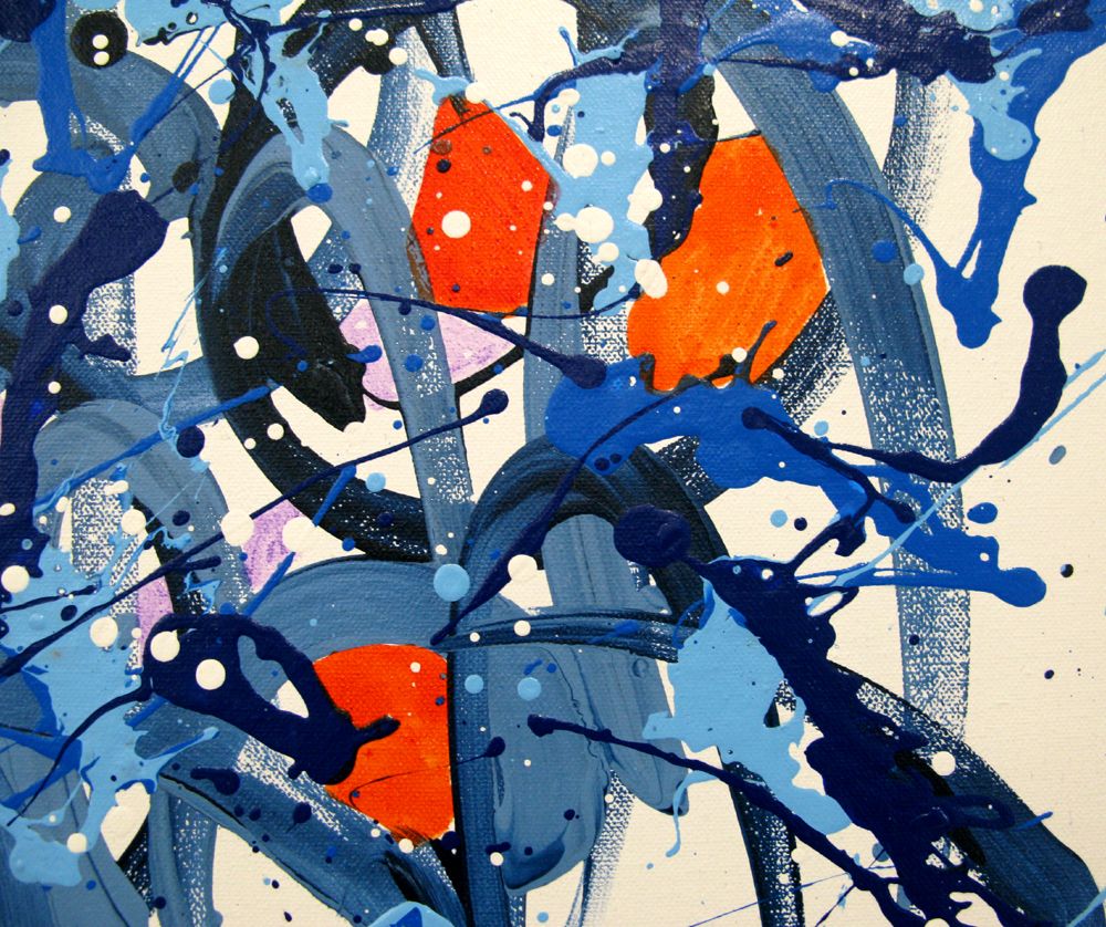 Tableau de STEPHANE RIME a pour titre  NONAME D136 style abstrait dim : STEPHANE RIMEprix:300