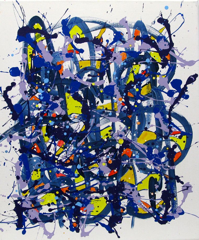 Tableau de STEPHANE RIME a pour titre  NONAME D115 style abstrait dim : STEPHANE RIMEprix:350