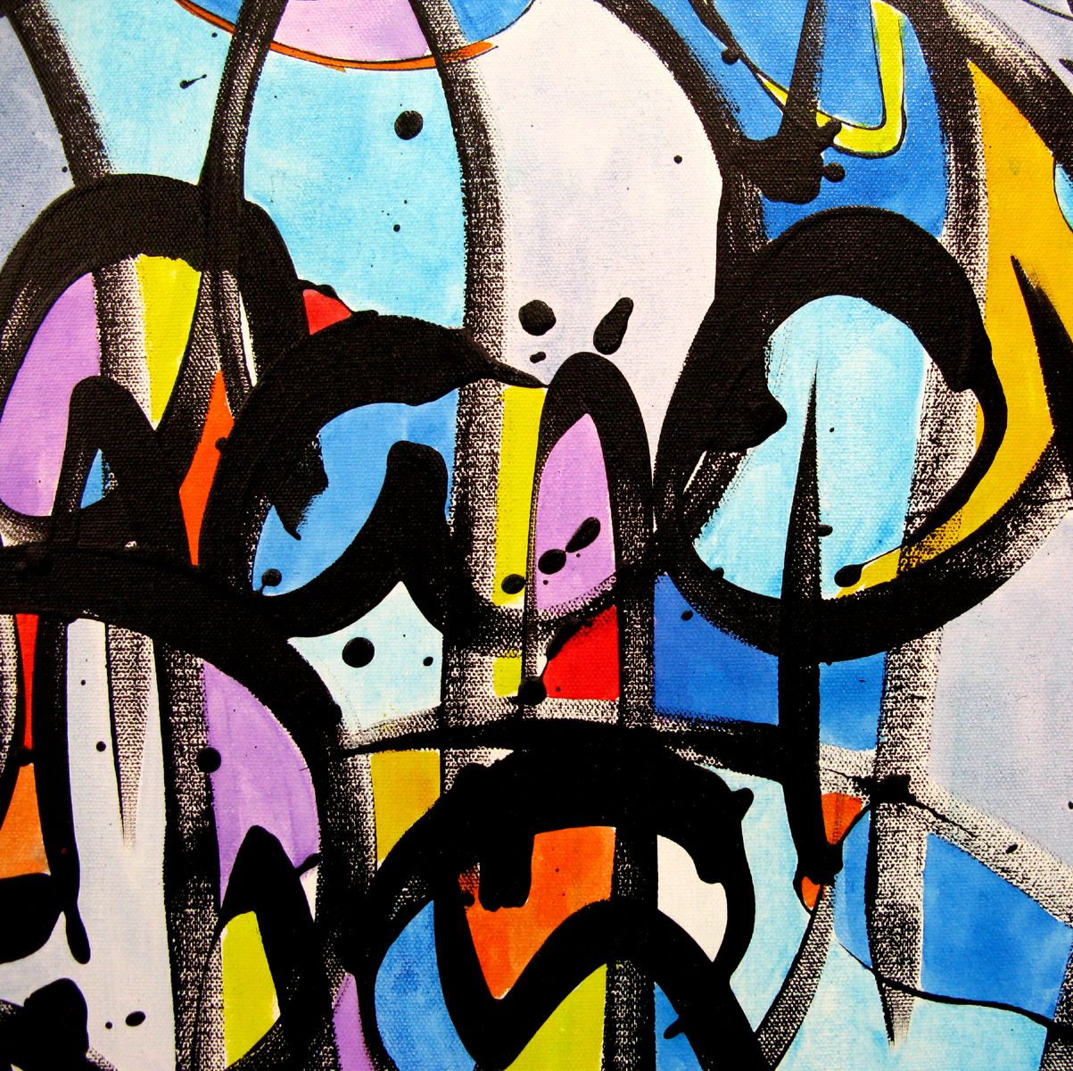 Tableau de STEPHANE RIME a pour titre  noname D123 style abstrait dim : STEPHANE RIMEprix:430
