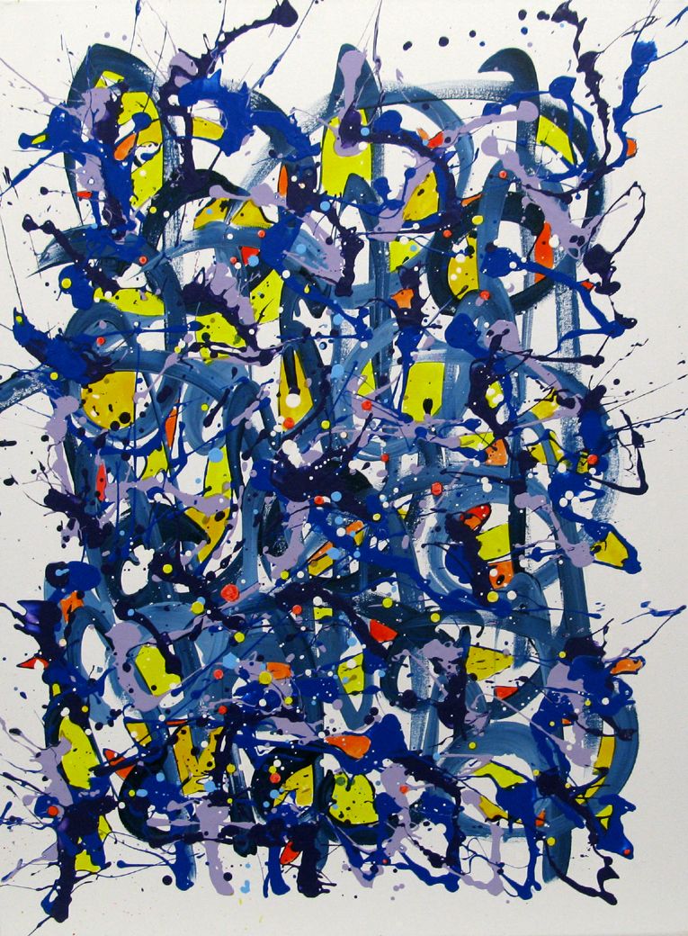 Tableau de STEPHANE RIME a pour titre  noname D111 style abstrait dim : STEPHANE RIMEprix:590
