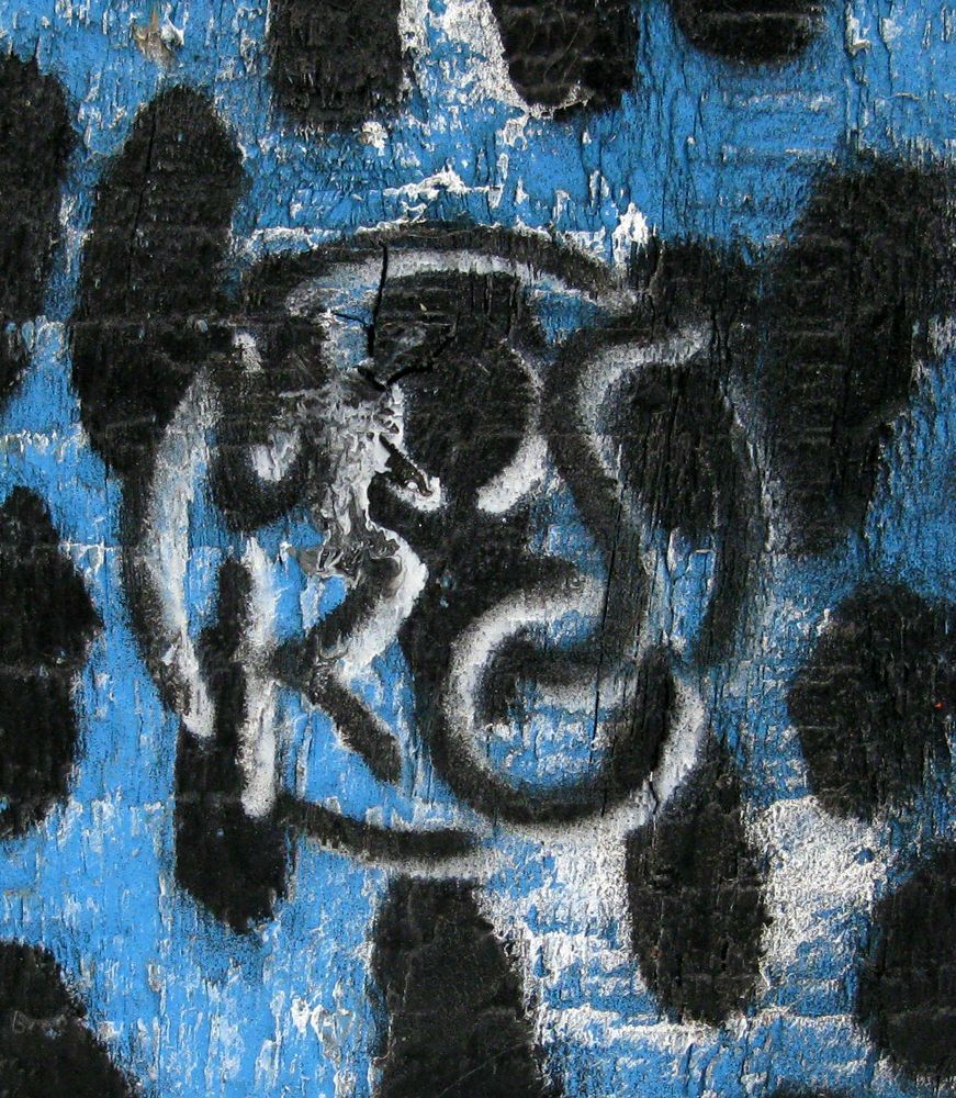 Tableau de MOSKO a pour titre  LEOPARD BLEU style figuratif dim : MOSKOprix:900