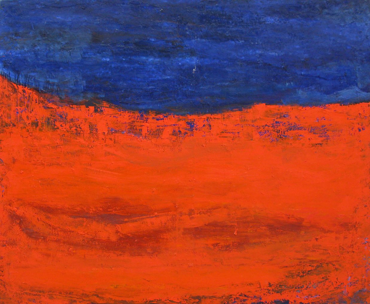 Tableau de PASCALE JACQUEMOND a pour titre  Nuit rouge style abstrait dim : PASCALE JACQUEMONDprix:750