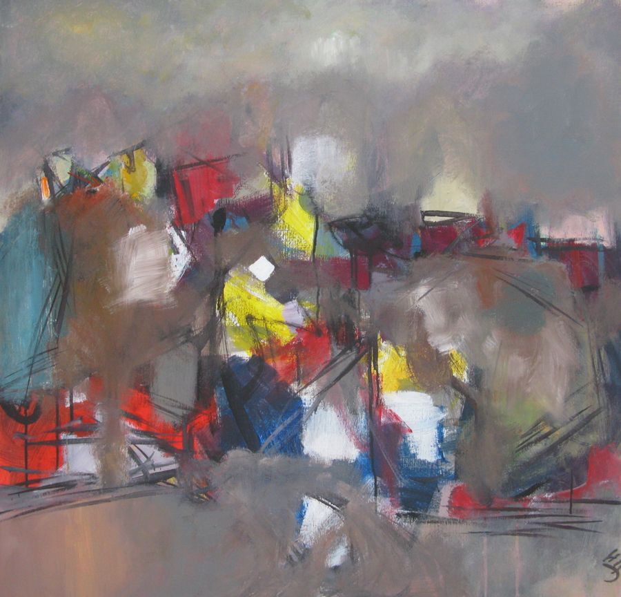 Tableau de IVAN TZONEV a pour titre  ST8 style abstrait dim : IVAN TZONEVprix: