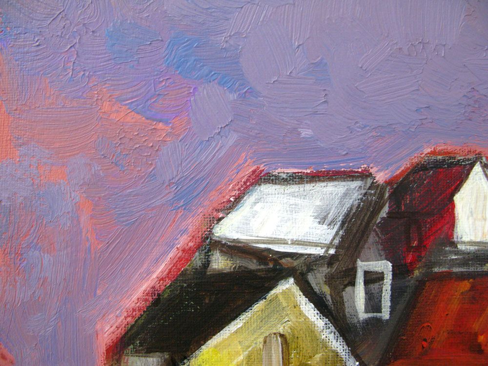 Tableau de IVAN TZONEV a pour titre  SELO - N style figuratif dim : IVAN TZONEVprix: