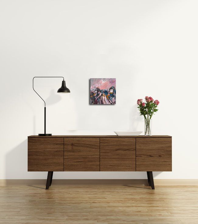 Tableau de IVAN TZONEV a pour titre  SELO-1 style figuratif dim : IVAN TZONEVprix: