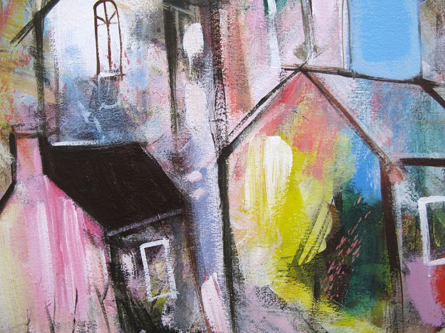 Tableau de IVAN TZONEV a pour titre  SELO-C style figuratif dim : IVAN TZONEVprix: