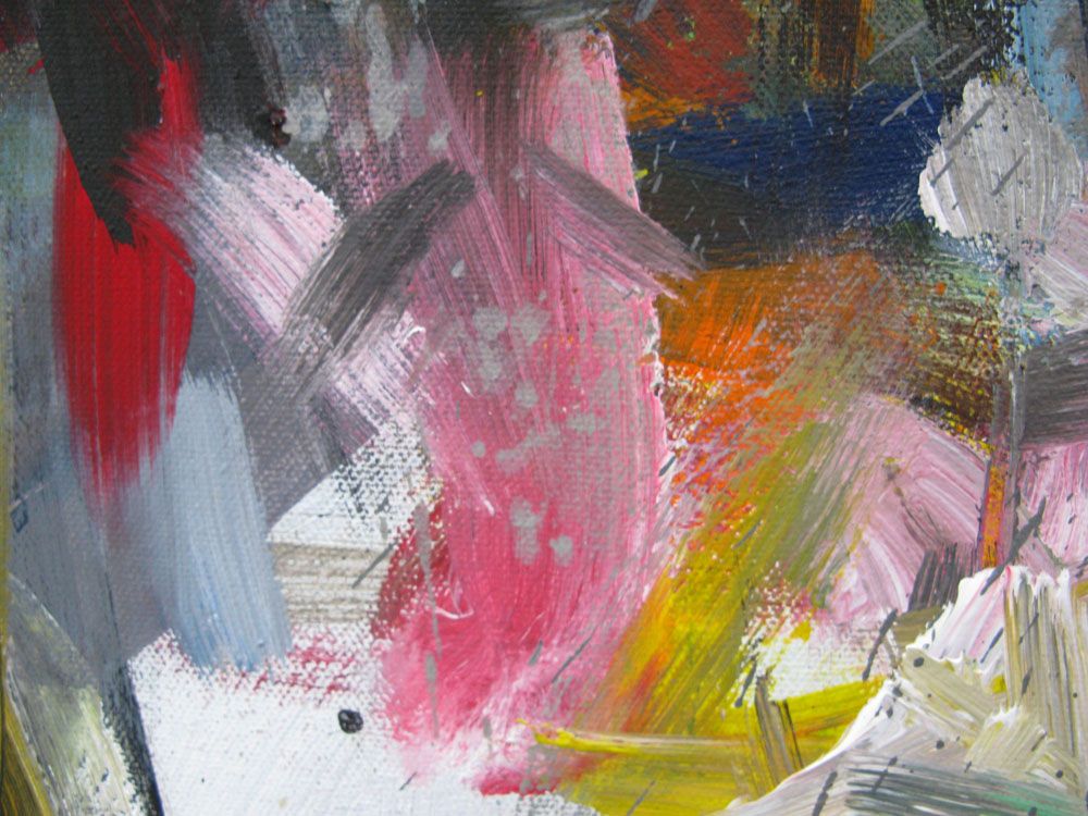Tableau de IVAN TZONEV a pour titre  PORT style abstrait dim : IVAN TZONEVprix:350