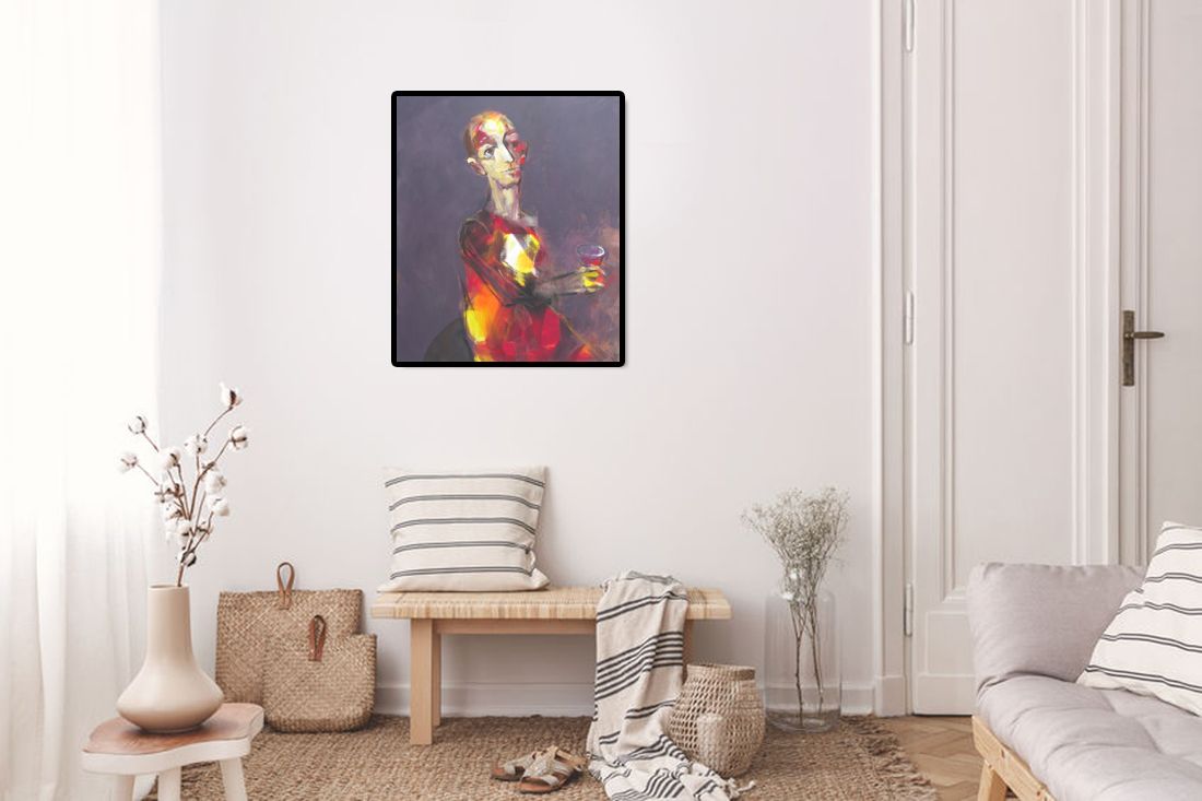 Tableau de IVAN TZONEV a pour titre  NAZDRAVE style no dim : IVAN TZONEVprix: