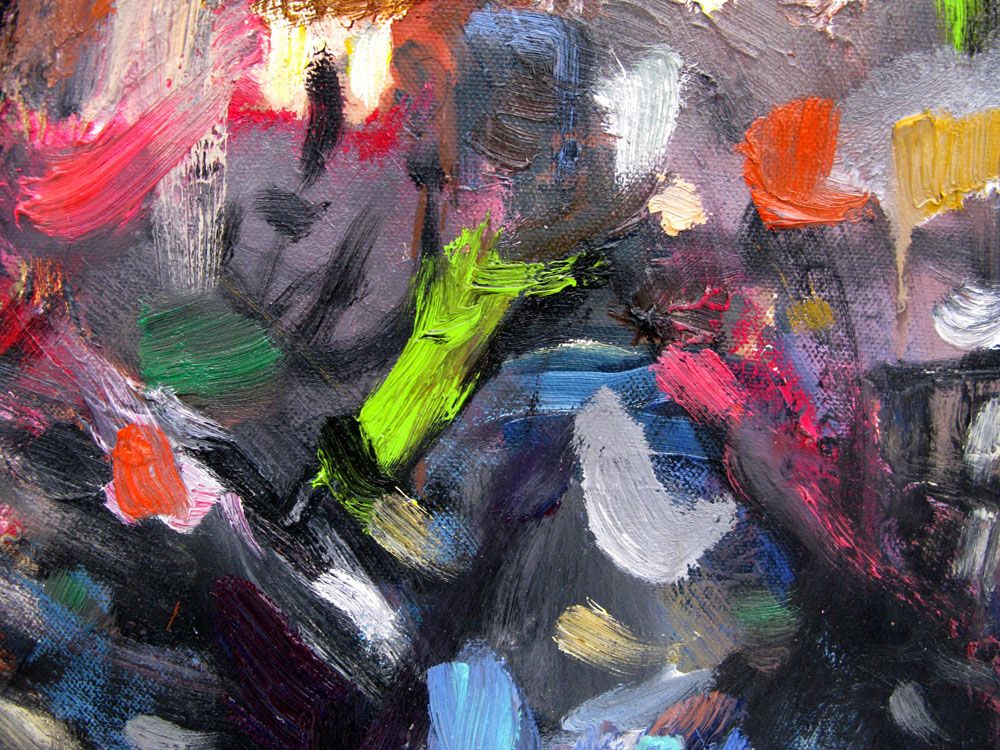 Tableau de IVAN TZONEV a pour titre  SELO -M2 style abstrait dim : IVAN TZONEVprix:300
