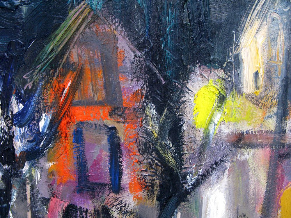 Tableau de IVAN TZONEV a pour titre  SELO -M3 style figuratif dim : IVAN TZONEVprix:300