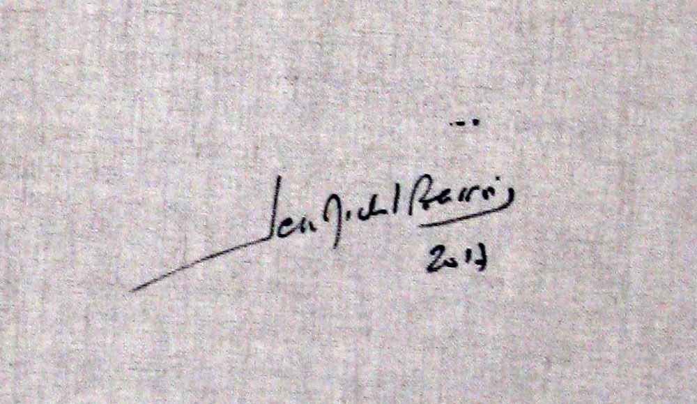Tableau de JM BARROIS a pour titre  SONGE 09-09 style abstrait dim : JM BARROISprix: