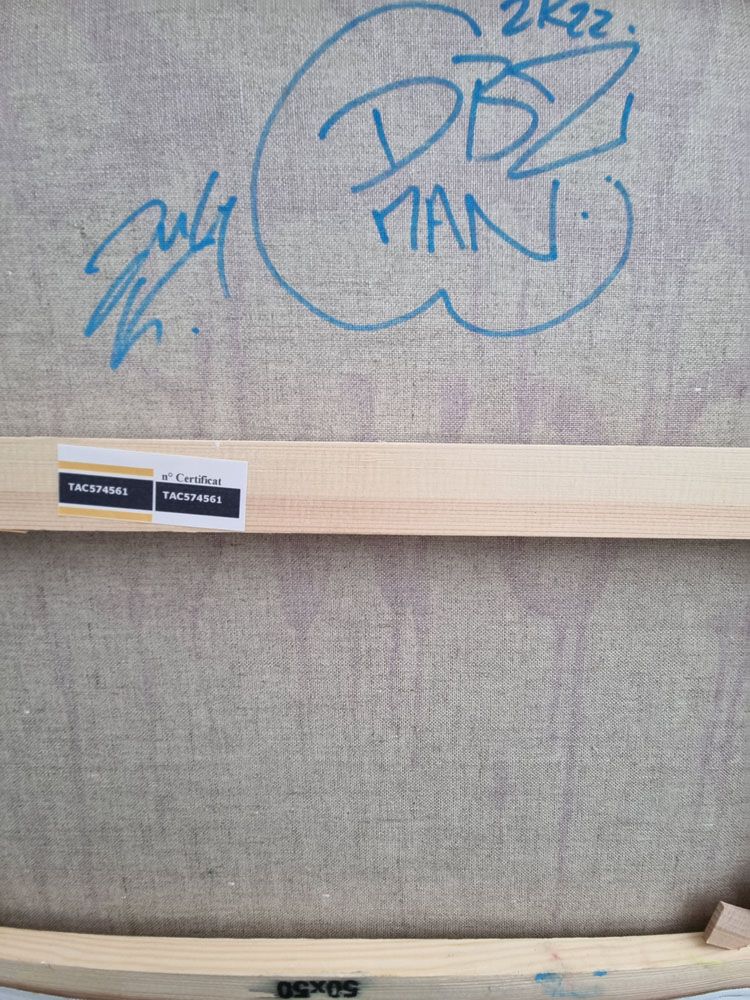 Tableau de JUG a pour titre  DBZ MAN style street art dim : JUGprix:300