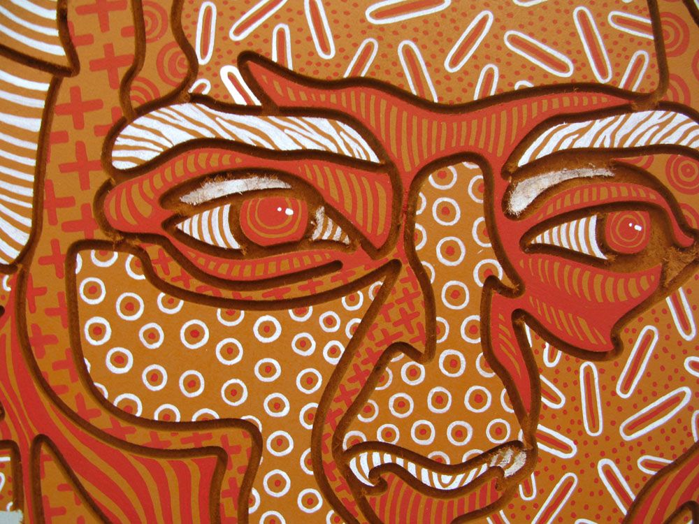 Sculpture de JACK JACQUOT a pour titre  Nuance 3 style street pop art dim : JACK JACQUOTprix:500