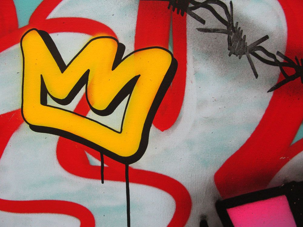 Tableau de KENY a pour titre  NEW YORK GANG style graffiti, street art dim : KENYprix:800