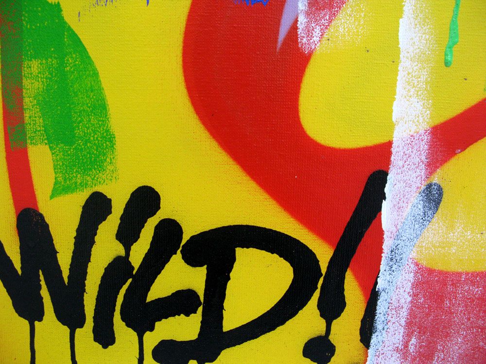 Tableau de KENY a pour titre  COLORAMAX 6 style graffiti, street art dim : KENYprix:450
