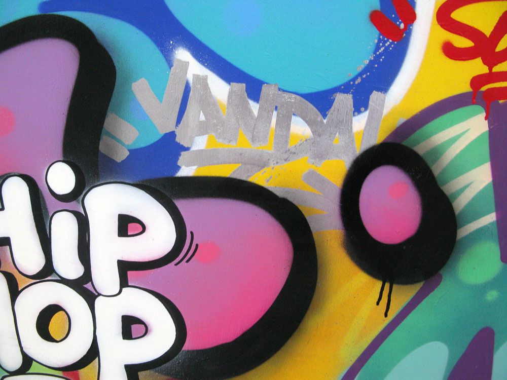 Tableau de KENY a pour titre  HIP HOP style graffiti, street art dim : KENYprix:800