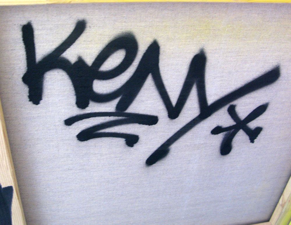 Tableau de KENY a pour titre  HIP HOP style graffiti, street art dim : KENYprix:800