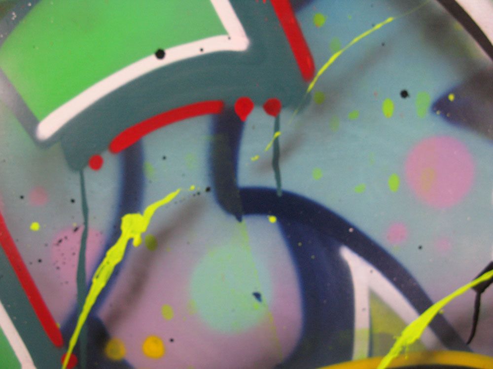 Tableau de KENY a pour titre  GRAFFART style graffiti, street art dim : KENYprix:800