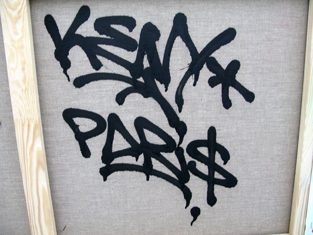 Tableau de KENY a pour titre  GRAFFART style graffiti, street art dim : KENYprix:800