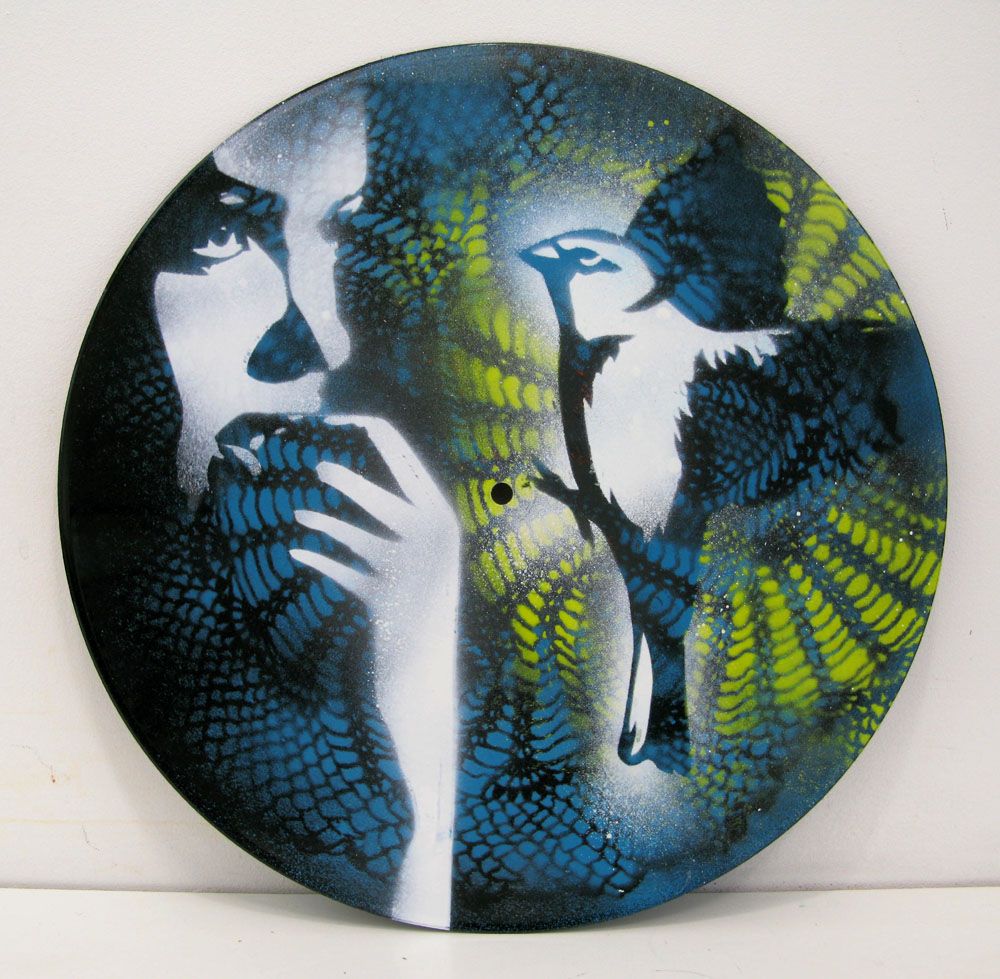 Tableau de KARO TRASS a pour titre  Ca sent bon le printemps style street pop art, street art dim : KARO TRASSprix:120