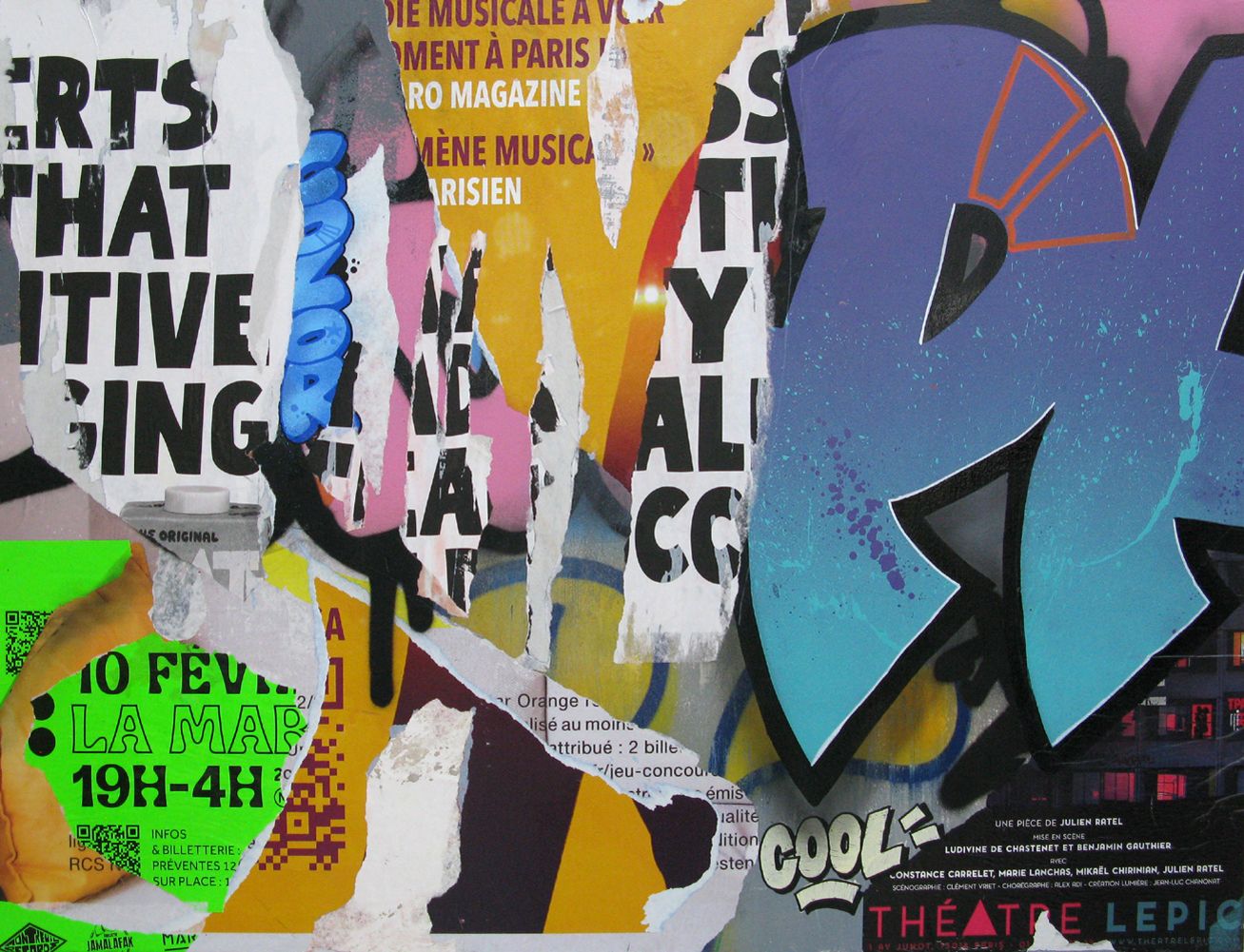 Tableau de KENY a pour titre  Marbre style graffiti, street art dim : KENYprix:1000