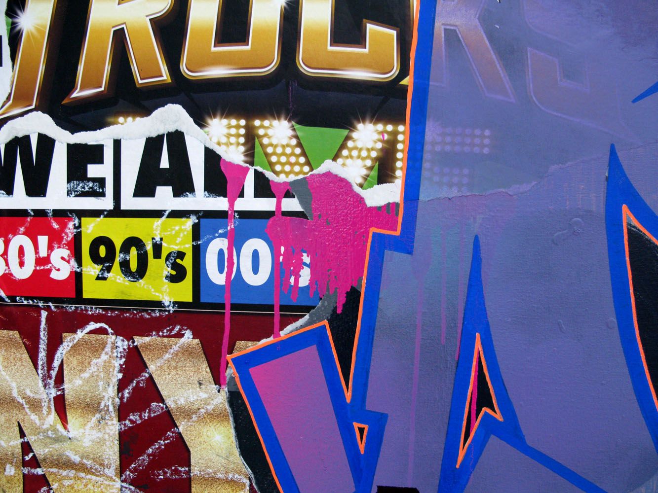 Tableau de KENY a pour titre  NYC style graffiti, street art dim : KENYprix:1000