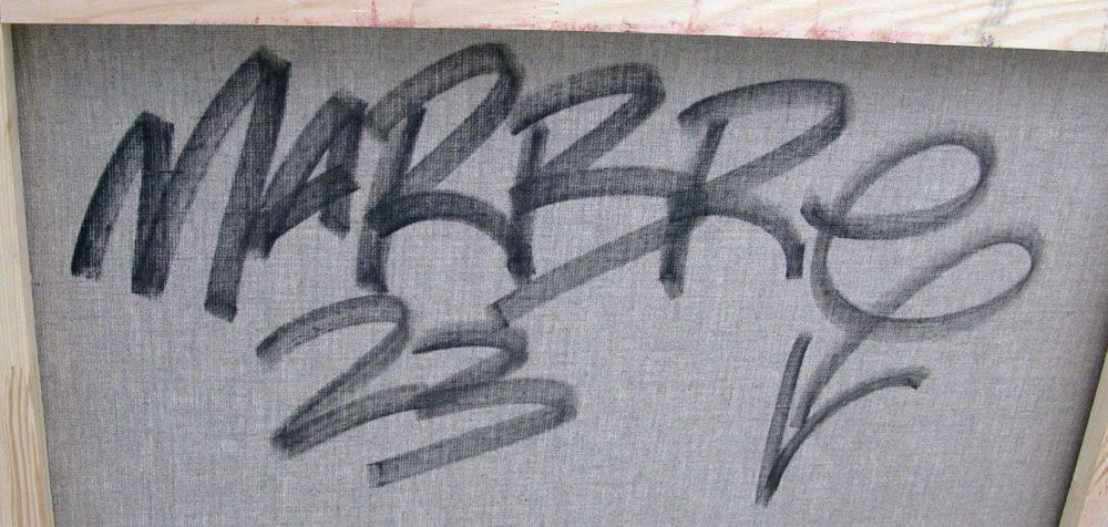 Tableau de KENY a pour titre  Marbre style graffiti, street art dim : KENYprix:1000